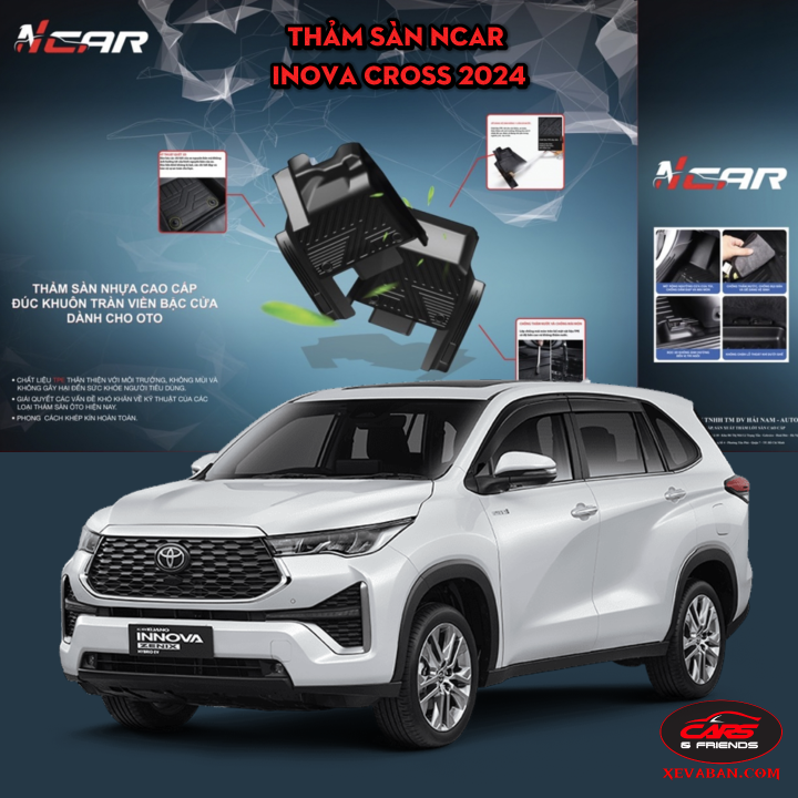 Thảm sàn Ncar cho TOYOTA INOVA CROSS